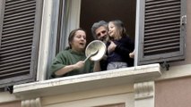 Italians in nationwide coronavirus lockdown sing together to boost morale