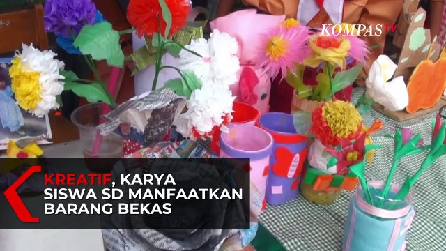 Kreatif! Karya Anak SD Manfaatkan Barang Bekas