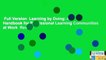 Full Version  Learning by Doing: A Handbook for Professional Learning Communities at Work  Review