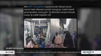 Dampak Pembatasan Rute di Stasiun MRT dan TransJakarta