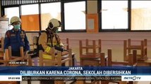 Sejumlah Sekolah di Jakarta Lakukan Penyemprotan Disinfektan
