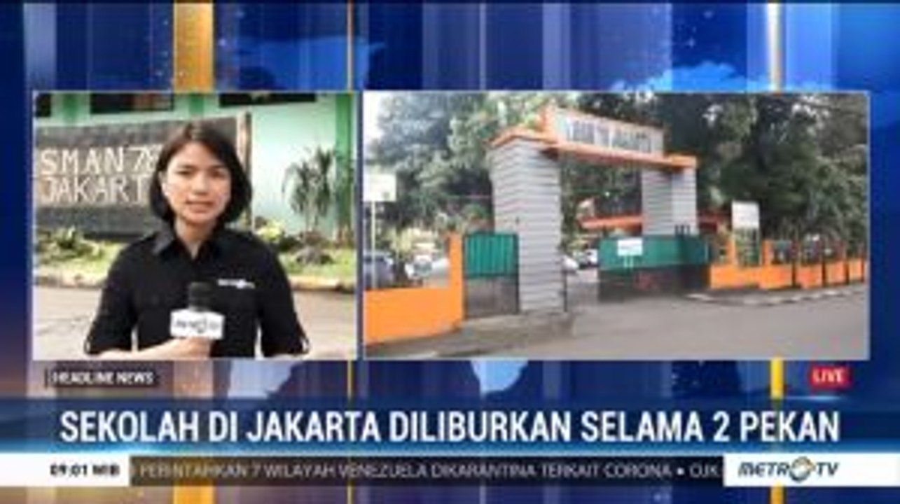 Kegiatan Belajar Mengajar di SMAN 78 Jakarta Dilakukan Secara Online