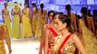 Diana Penty walks the ramp for Divya & Rajvir at the Bombay Times Fashion Week