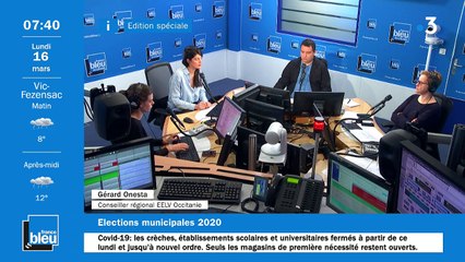 La matinale de France Bleu Occitanie du 16/03/2020