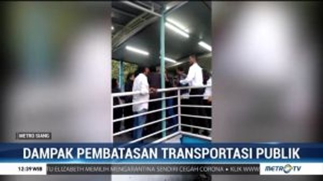Tidak Sabar Antre Panjang, Calon Penumpang dan Petugas Bus TransJakarta Terlibat Keributan