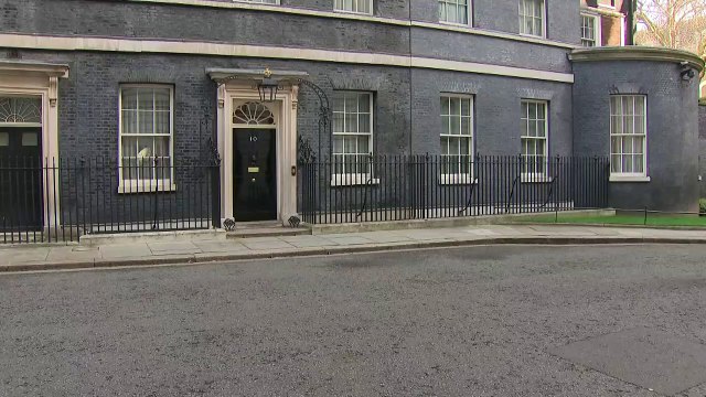 Matt Hancock arrives at Downing Street