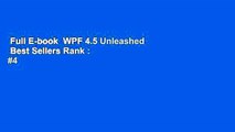Full E-book  WPF 4.5 Unleashed  Best Sellers Rank : #4