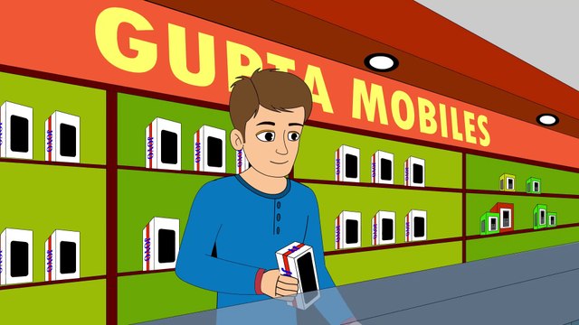 लालची मोबाइल वाला | lalchi mobile wala | greedy mobile phone seller | grredy business man.