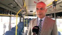 Özel halk otobüsleri korona virüsüne karşı dezenfekte ediliyor