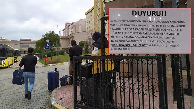 İstanbul’da iki öğrenci yurdu boşaltılıyor