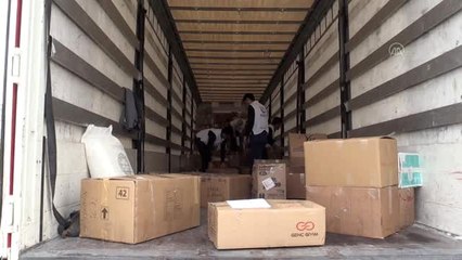 İdlib'e 2 tır yardım malzemesi gönderildi