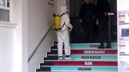 Suriye sınırındaki Kilis'te korona virüs önlemi