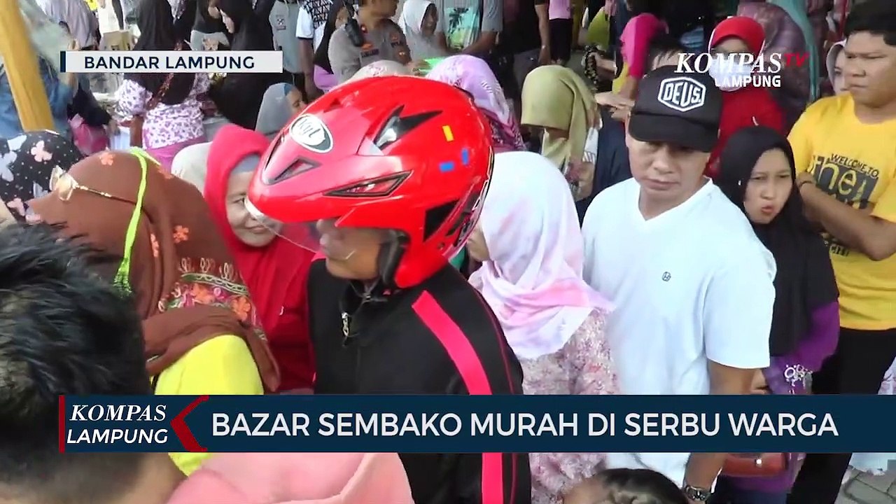 Bazar Sembako Murah di Serbu Warga
