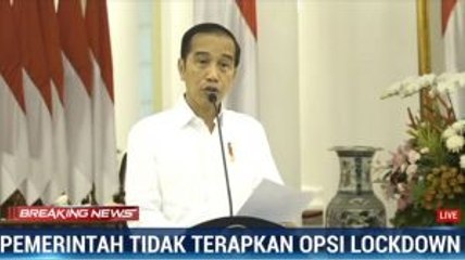 Jokowi: Pemerintah Tidak Ambil Opsi <i>Lockdown</i>