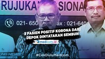 3 Pasien Positif Korona Asal Depok Dinyatakan Sembuh