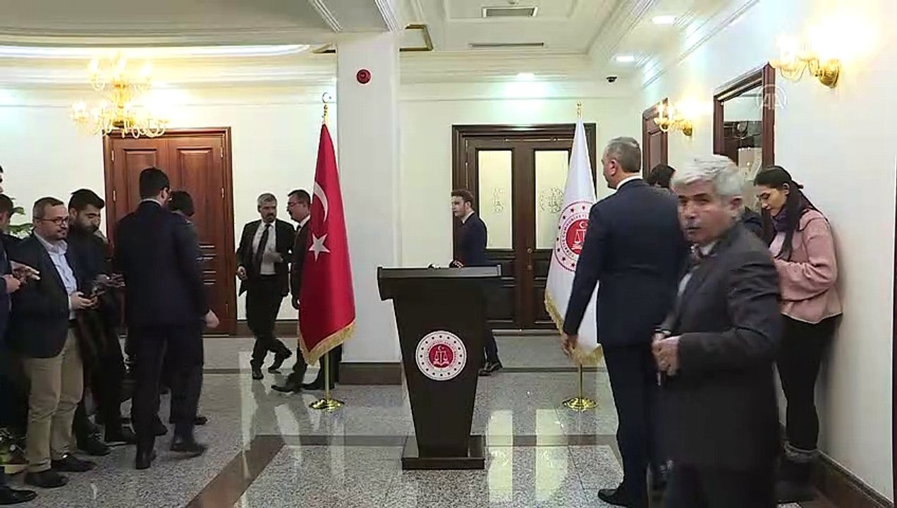 Adalet Bakanı Gül - Yargı hizmetlerinde koronavirüs tedbirleri - ANKARA