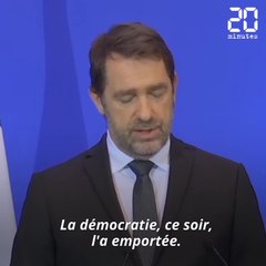 Elections municipales: Christophe Castaner salue «le travail des personnes dans les bureaux de vote»