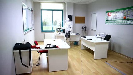 Denizlispor tesisleri dezenfekte edildi