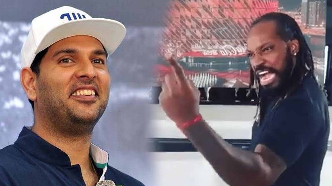Yuvraj Singh shares hilarious video with Chris...