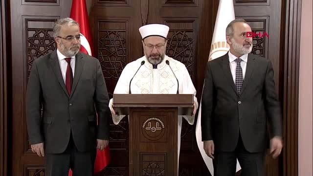 Diyanet İşleri Başkanı Prof. Dr. Ali ERBAŞ, koronavirüs ile igili açıklamalar yaptı-1