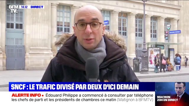 Coronavirus: les voyageurs sont beaucoup moins nombreux gare du Nord à Paris