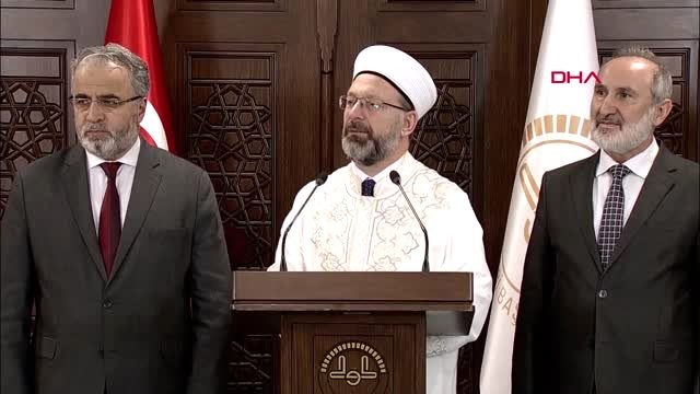 Diyanet İşleri Başkanı Prof. Dr. Ali ERBAŞ, koronavirüs ile igili açıklamalar yaptı-2