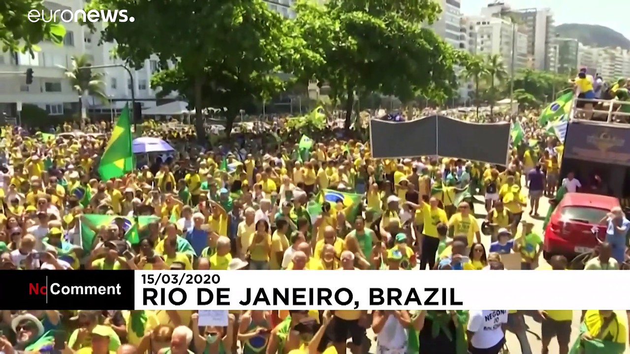 Bolsonaro-Anhänger demonstrieren in Brasilien trotz Corona-Warnung