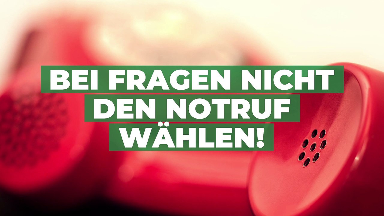 Ausgangssperre in Tirol: Bei Fragen nicht den Notruf wählen!