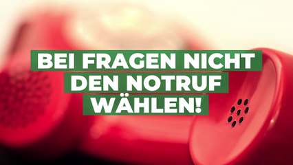 Ausgangssperre in Tirol: Bei Fragen nicht den Notruf wählen!