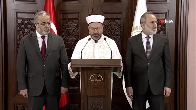 Diyanet İşleri Başkanı Görmez: Koronavirüs tehlikesi ortadan kalkıncaya kadar cuma namazı başta...