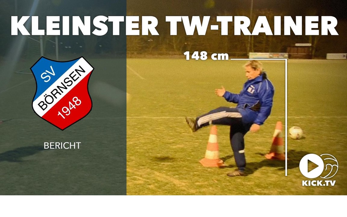 „Ich runde auf 1,50 Meter auf“: Das ist Deutschlands kleinster Torwarttrainer