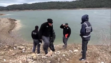 Baraj kıyısında bulunan kesik kola ilişkin soruşturma sürüyor