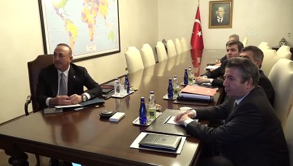 Dışişleri Bakanı Çavuşoğlu'ndan büyükelçilerle Kovid-19 video konferansı - ANKARA