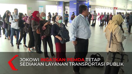 Jokowi Koreksi Anies Baswedan Soal Layanan Transportasi Umum