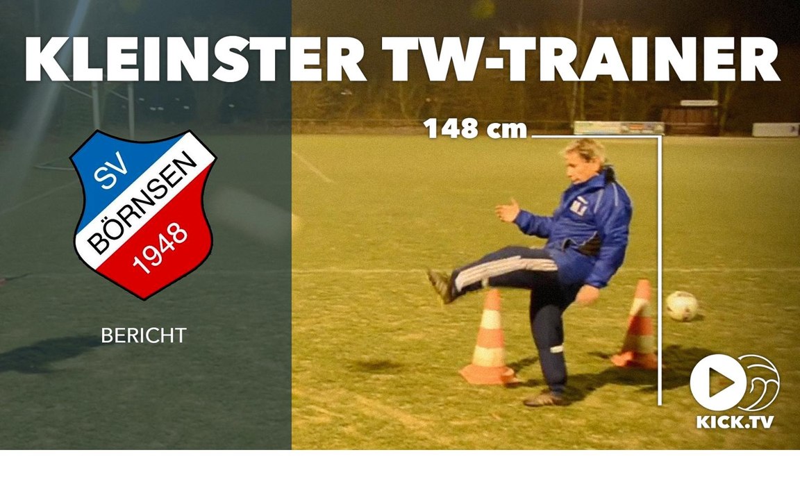 Ein Gigant mit 1,48 Meter: Deutschlands kleinster Torwarttrainer stellt sich vor
