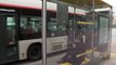 Transportes públicos vacíos en las ciudades españolas
