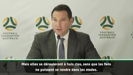 La fédération australienne de football maintient les rencontres