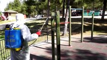 Şahinbey Belediyesi dezenfekte çalışmalarını sürdürüyor