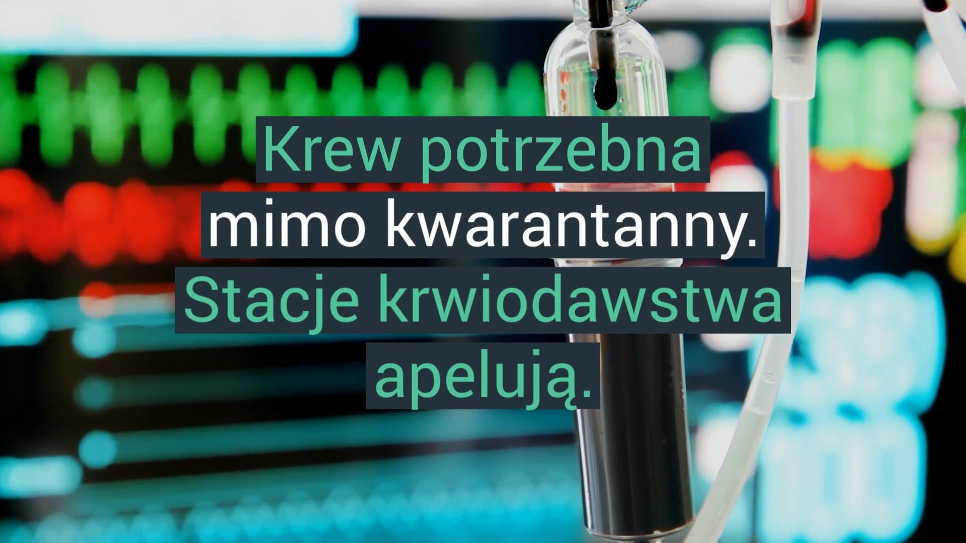 ⁣Krew potrzebna mimo kwarantanny. Stacje krwiodawstwa apelują.
