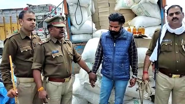 शामली: पुलिस ने पकड़ी 40 लाख की अवैध शराब एक तस्कर गिरफ्तार