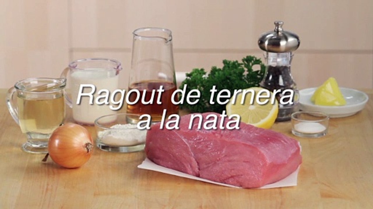 Ragout de ternera a la nata