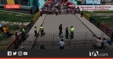 Cerrado el cruce fronterizo de Huaquillas