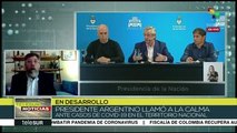 Pdte. argentino suspende actividades escolares y de aglomeraciones