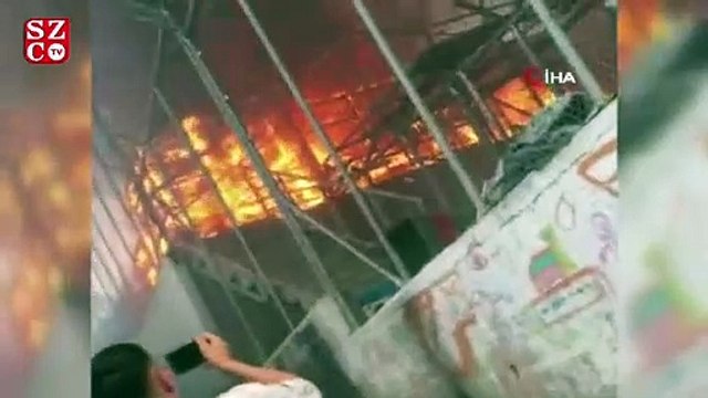 Yunanistan’da göçmen kampında yangın: 4 ölü, 1 yaralı