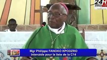 Monseigneur Kpodzro, archevêque émérite de Lomé : 