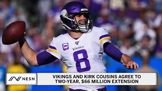 Kirk Cousins, Vikings Agree To Two-Year Contract Extension