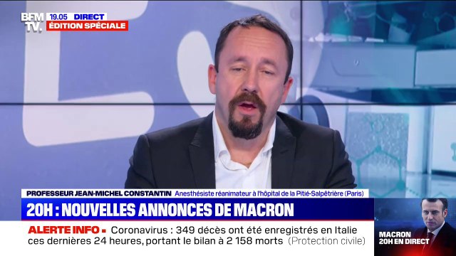 On commence à voir la vague arriver mais on ne sature pas , selon ce médecin en réanimation à l'hôpital de la Pitié-Salpétrière