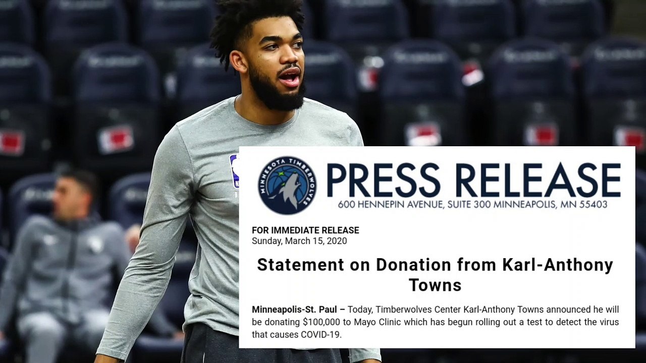 Karl-Anthony Towns Donates $100K To Mayo Clinic For Coronavirus Testing