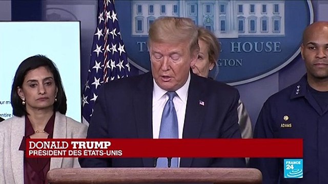 REPLAY - Allocution de Donald Trump sur l'épidémie de Coronavirus - Covid-19