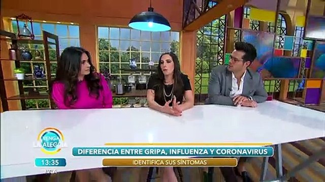 ¡Identifica los síntomas! Diferencia entre gripa, influenza y coronavirus. | Venga La Alegría